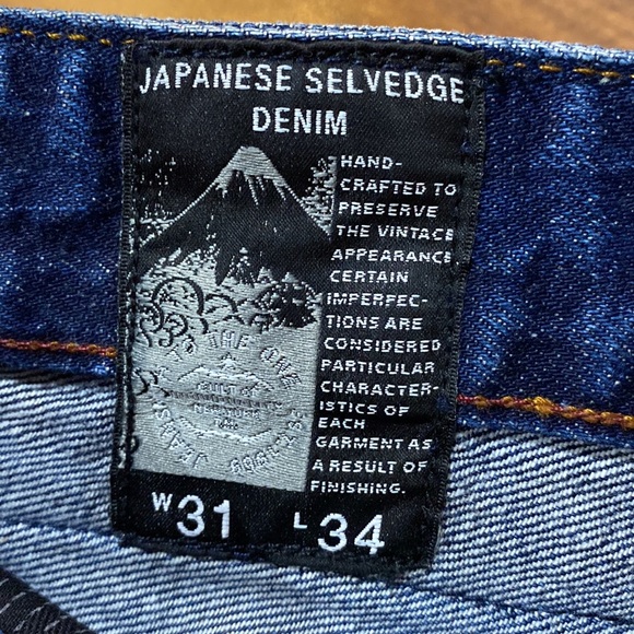 NWT Cult of Individuality Sample Rebel Straight Selvedge Denim Jeans #C197 - Picture 3 of 11